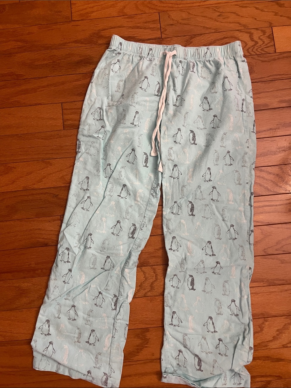 Xhilaration Light Aqua Penguin Lounge Pants